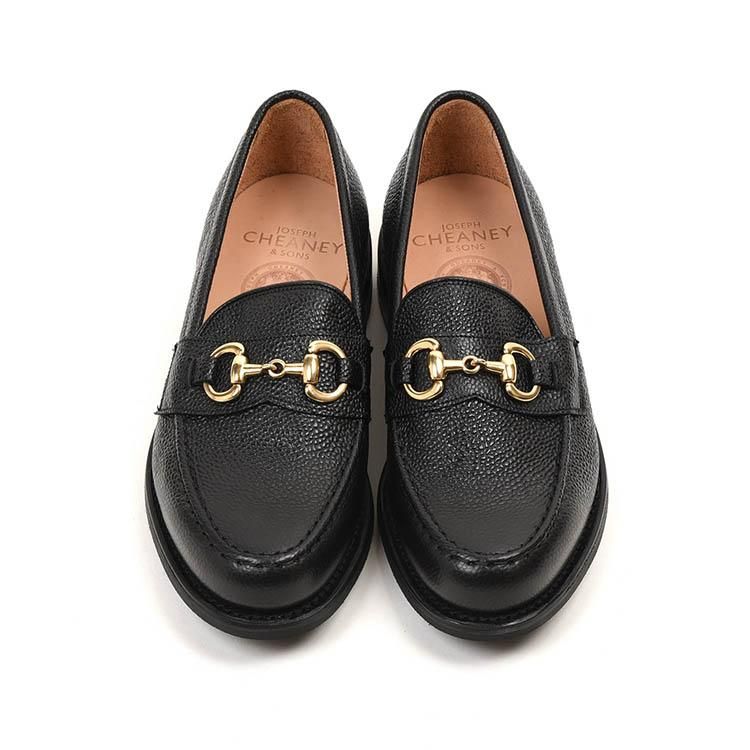 粋なグレインビットローファー】 チーニー Harvey 黒-Natoriya