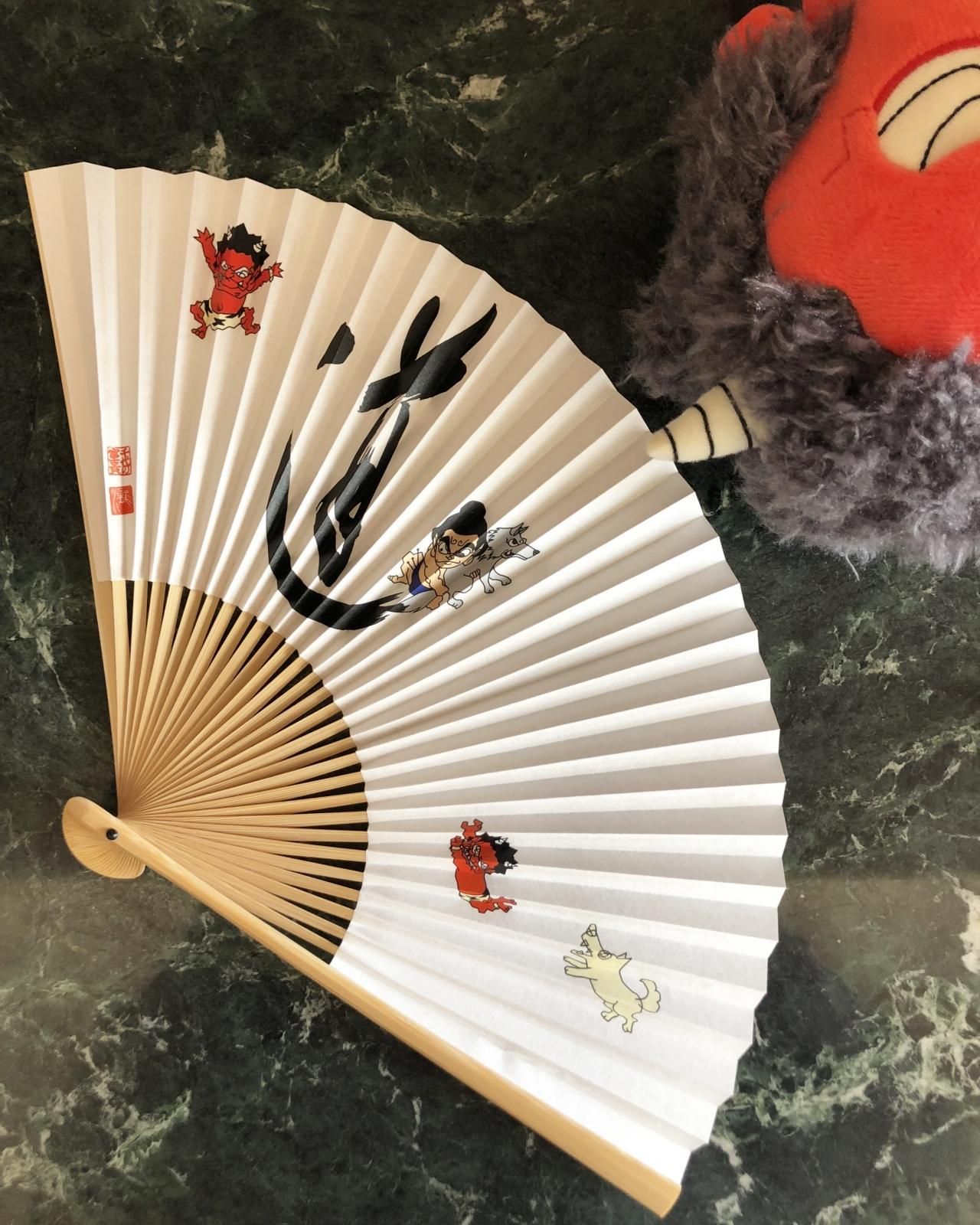 千代の富士 × 瀧下和之” オリジナル 扇子 紳士サイズ - 千代の富士