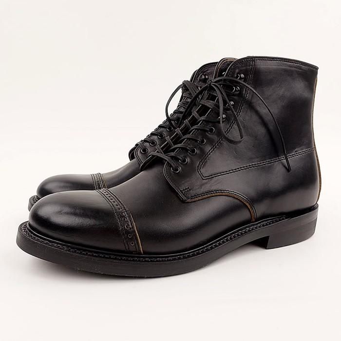 WHEELROBE/ウィールローブCAP TOE LACE UP BOOTS/キャップトゥレース