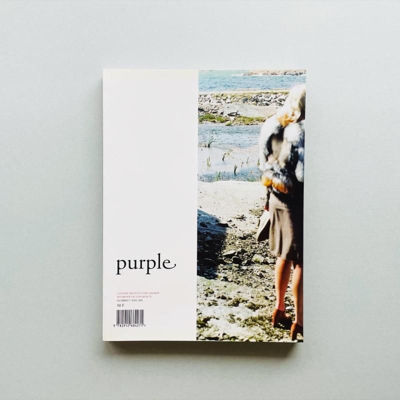 Purple number 9 fall 2001 Architecture｜佐内正史, スーザン