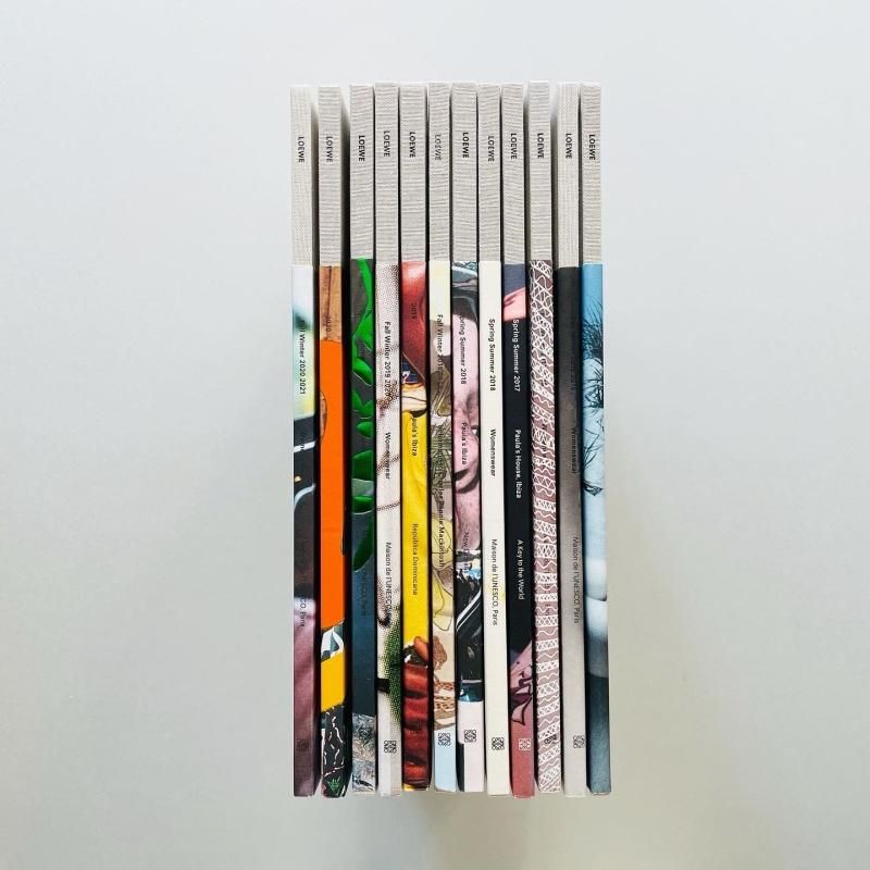 LOEWE Publication ロエベ ルックブック カタログ 12冊セット