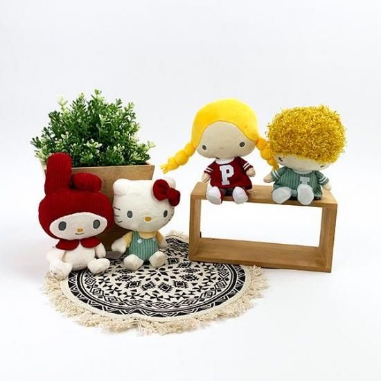 サンリオ パティ パティ&ジミー 70年代 コーデュロイビーンドール