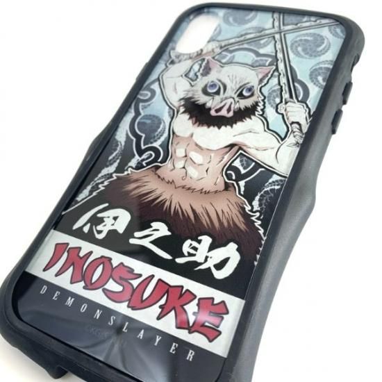 鬼滅の刃 伊之助 嘴平伊之助 TPUバンパー iPhoneケース ブルー X・Xs共用