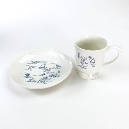 ミッフィー miffy Dick Bruna 鳥獣戯画 カップ＆ソーサーセット NV