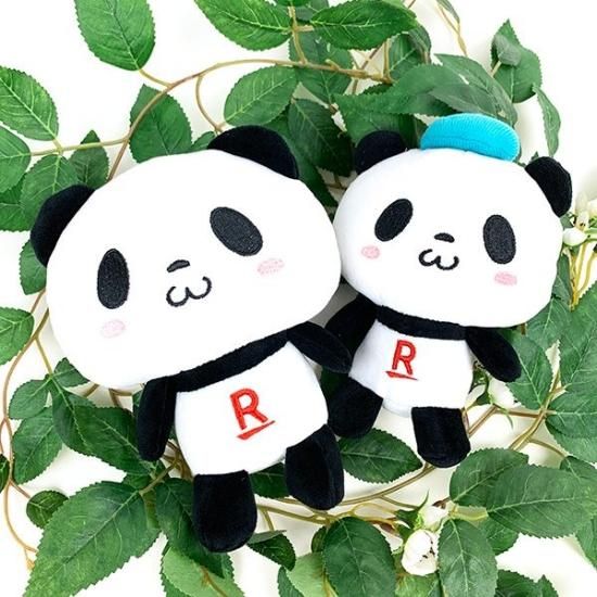 お買い物パンダ Chibiぬいぐるみ 楽天 インテリア ホワイト