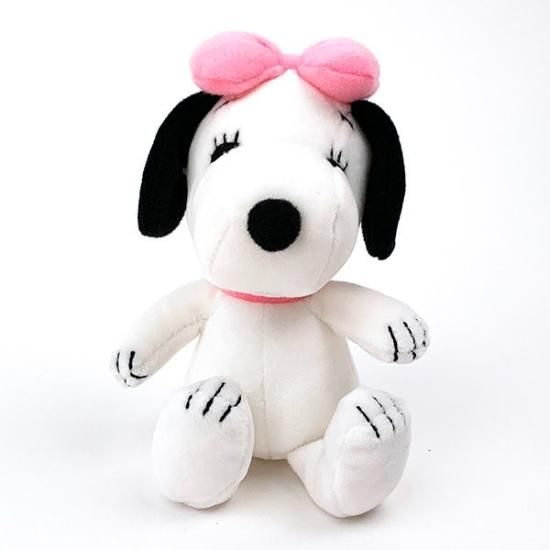 スヌーピー ベル ミニフレンズ ぬいぐるみ インテリア ピンク