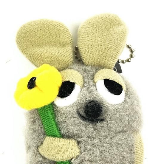 レオ・レオニ ふかふかフレデリック マスコットチェーン グレー