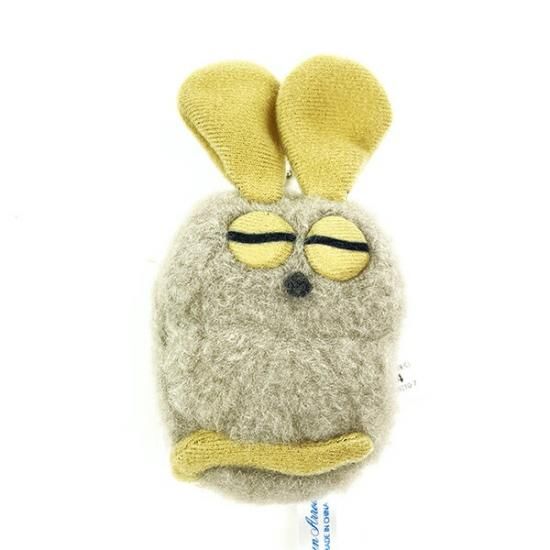 レオ・レオニ ふかふかフレデリック 瞑想 マスコットチェーン グレー