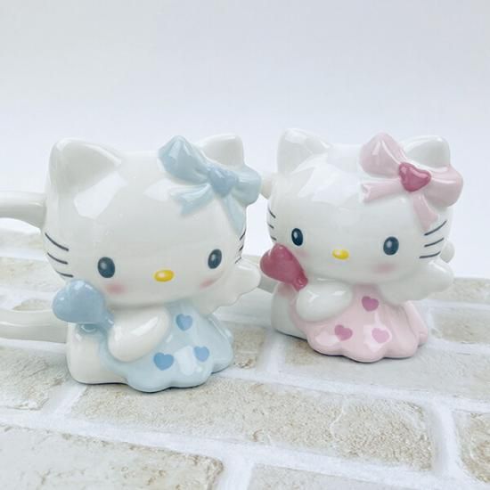 サンリオ ハローキティ エンジェル ダイカットマグカップ(ピンク) Sanrio