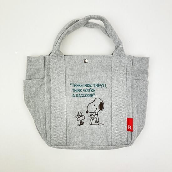 スヌーピー バッグ グレー ROOTOTE(ルートート) SNOOPY