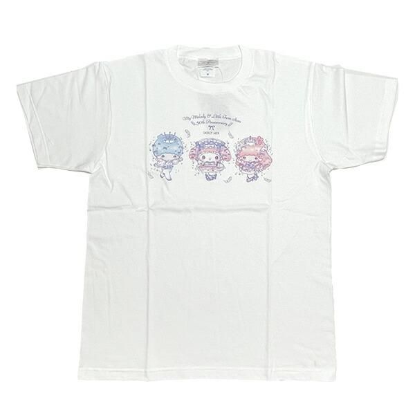 サンリオ マイメロディ&キキララ 50th×DOLLY MIX Tシャツ(M) ホワイト