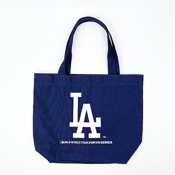 MLB 東京シリーズ キャンバストートバッグ 青 カブス ドジャース 新品