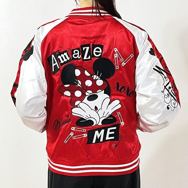 ディズニー ミニーマウス レッドガール スカジャン (L) ブルゾン