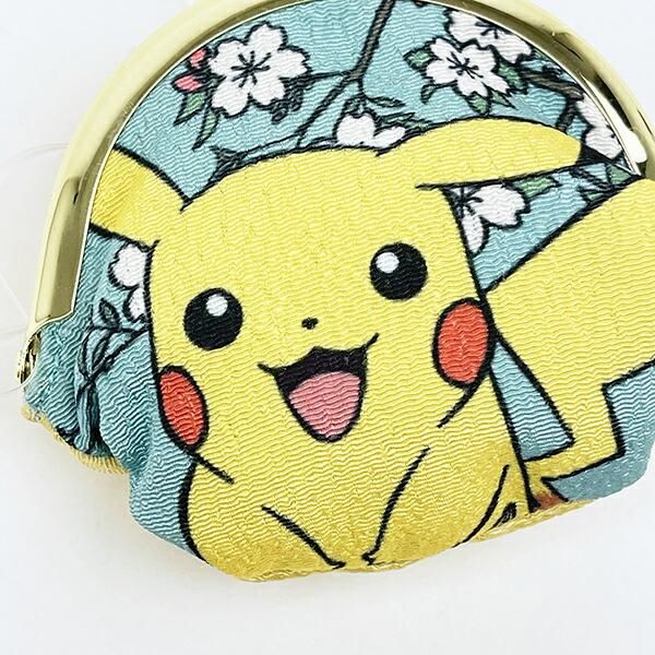 ポケットモンスター ピカチュウ 和柄 がま口コインケース 財布 ポケモン