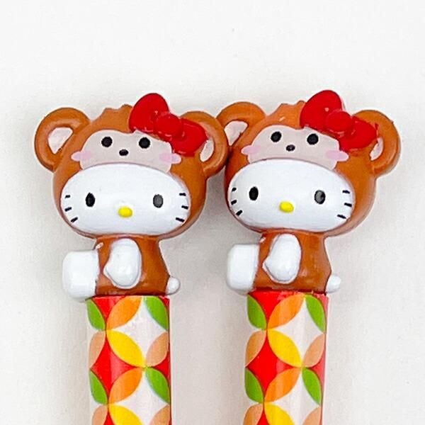 サンリオ ハローキティ 『申』 マスコット付き 箸・箸置き 干支