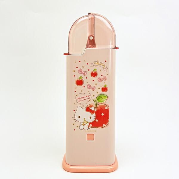 サンリオ ハローキティ ハピネスガール フード付角型箸立て キッチン