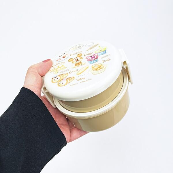 ディズニー Nuiパン 丸型ランチボックス2段(フォーク付) ランチ 日本製