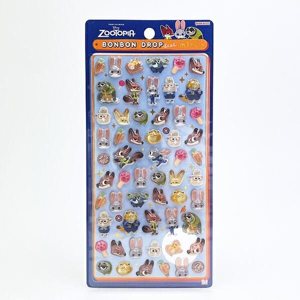 カラーミー限定】 ディズニー ズートピア ボンボンドロップシールミニ