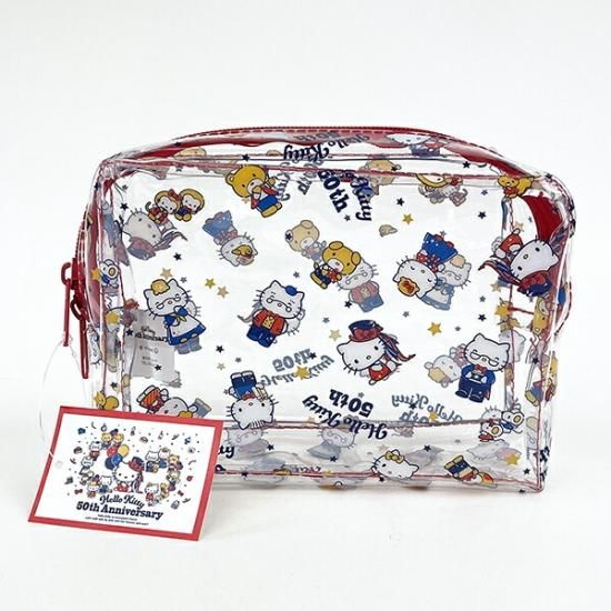 サンリオ ハローキティ 50thクリアポーチ