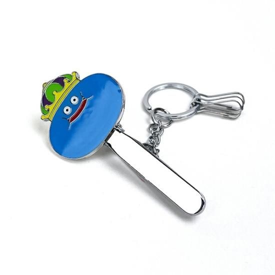 ドラゴンクエスト スマイルスライムクリップ付きキーホルダー (キング