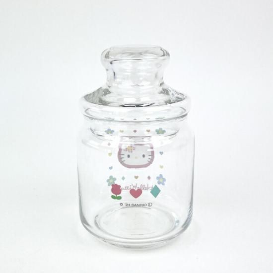 サンリオ ハローキティ カオハナ ガラスキャニスター 食器 キッチン