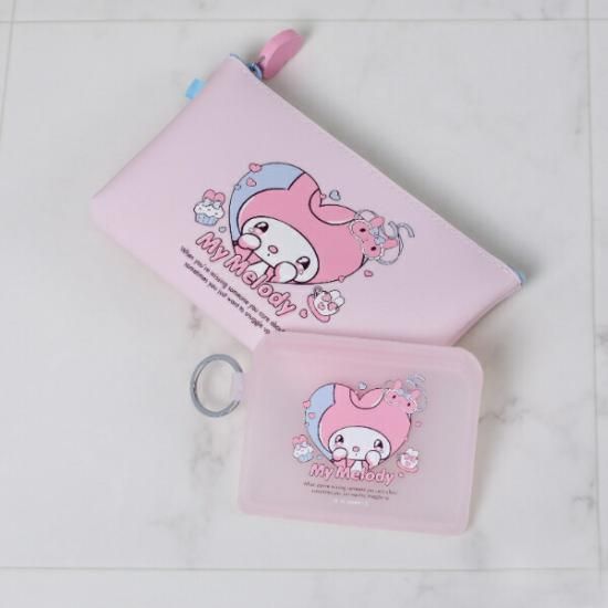 サンリオ マイメロディ 甘えんぼナミダ FLAPPO シリコンポーチ パスケース