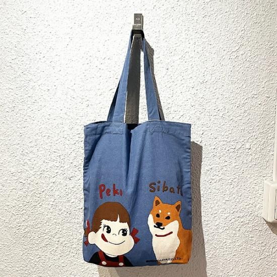 ペコ 巾着トート4点 横長トートバッグ 計5点 ペコ 巾着トート4点