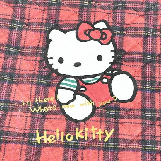 サンリオ ハローキティ キルティングバッグ (チェック) キッズ