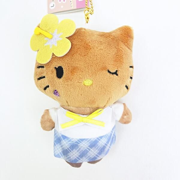 サンリオ 日焼け キティ ミミィ ニコぬい マスコットキーホルダー (L