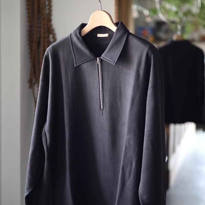ULTERIOR】FADED SILKY TERRY RW HALF ZIP P/O - HUUKU