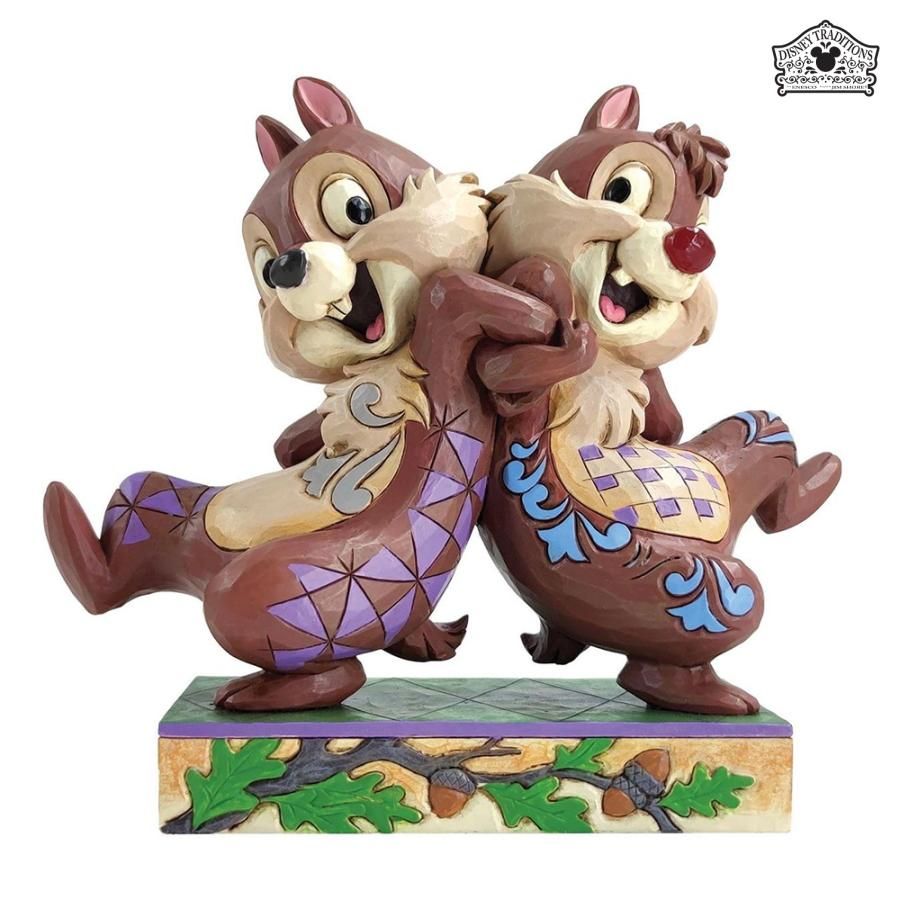 JIM SHORE】ディズニートラディション：チップとデール 6011932