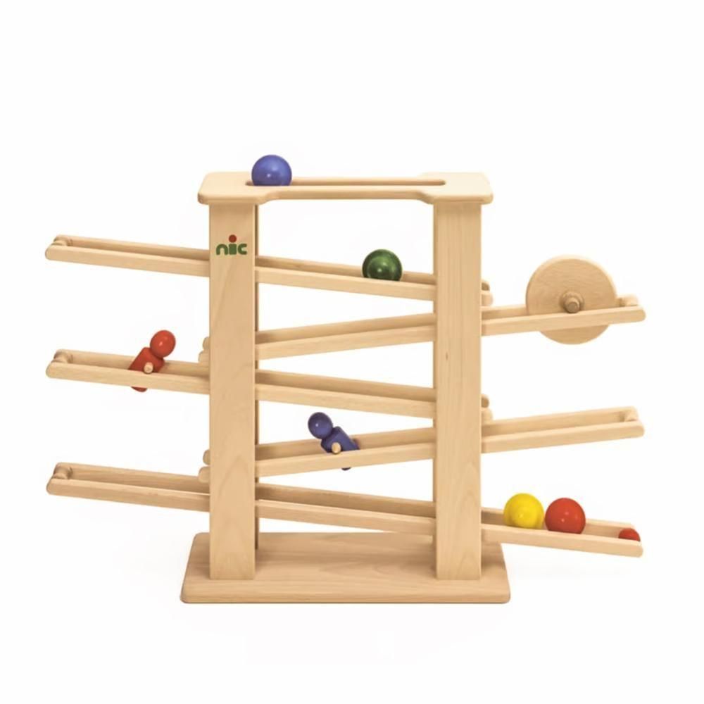 ニックスロープ 3種のおもちゃが転がる楽しい木のおもちゃ| nic/ニック