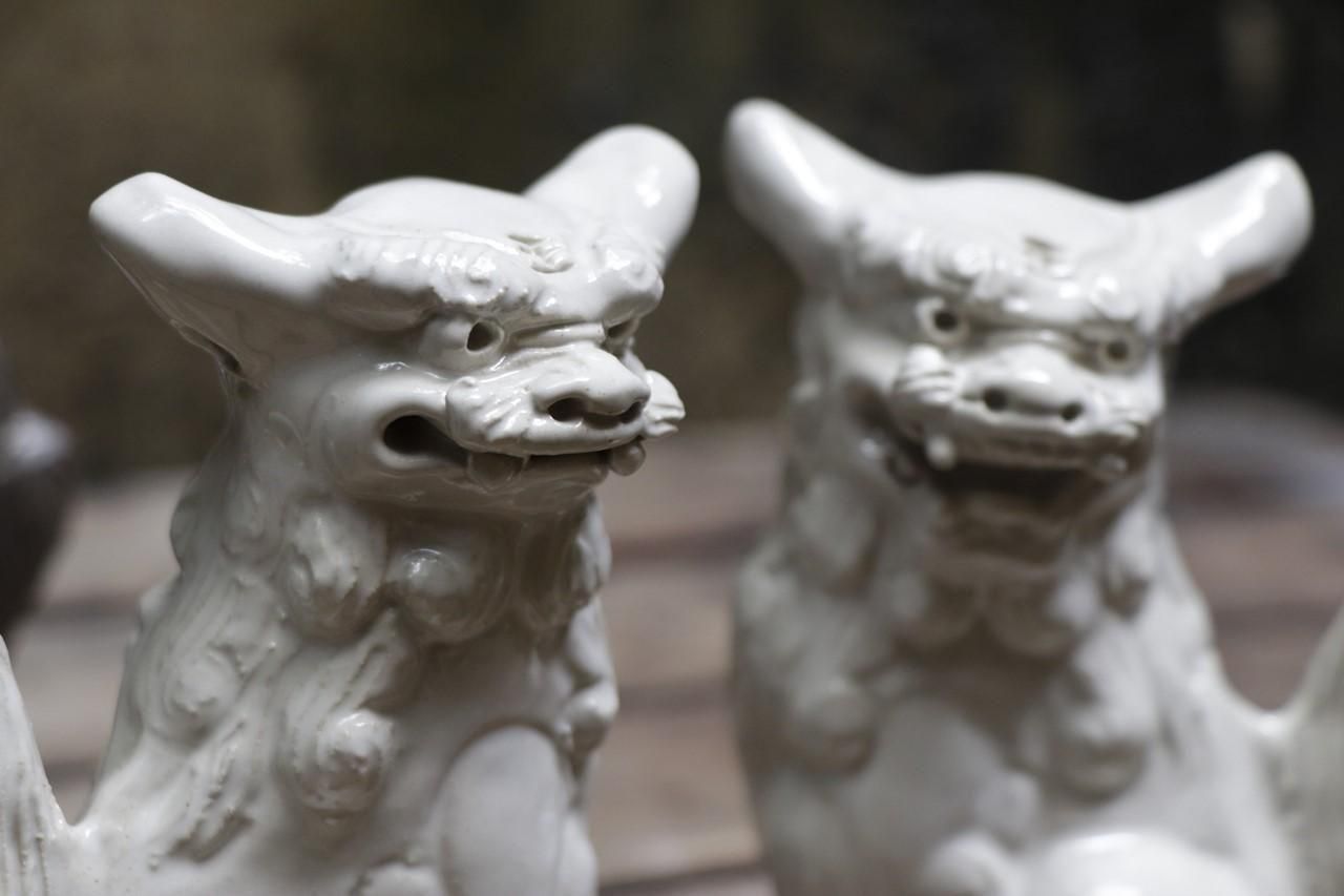 横向12cmシーサー | 壺屋焼シーサー - 育陶園 やちむんの窯元｜沖縄の