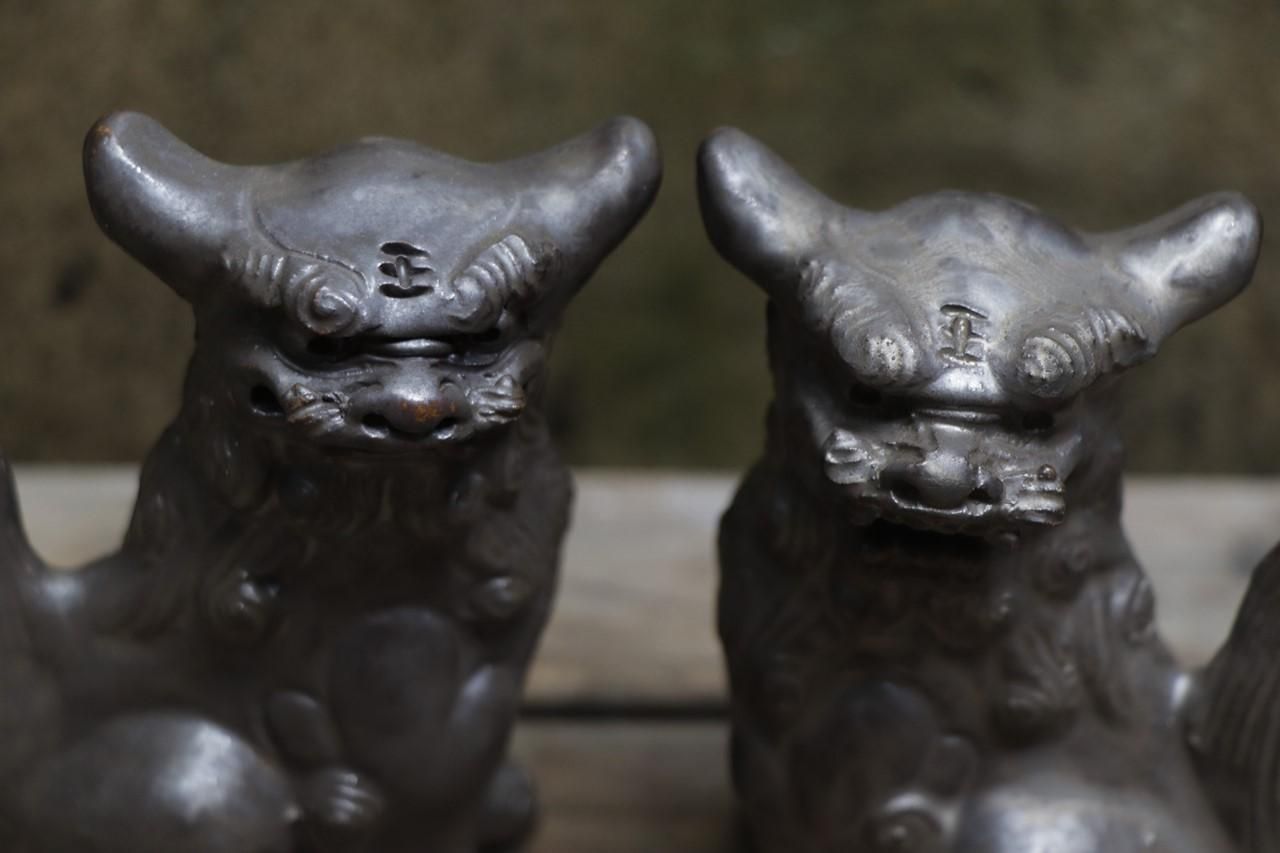 横向12cmシーサー | 壺屋焼シーサー - 育陶園 やちむんの窯元｜沖縄の