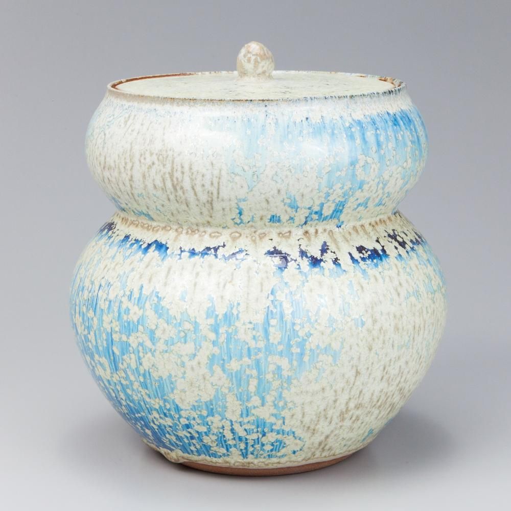 冬銀河 水指（瓢） 中尾哲彰作 - 茶道具・抹茶通販 | ギャラリーきほう