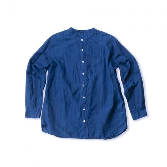 切替シャツ シルクコットン 藍染・墨染・泥藍染 | 宝島染工公式通販