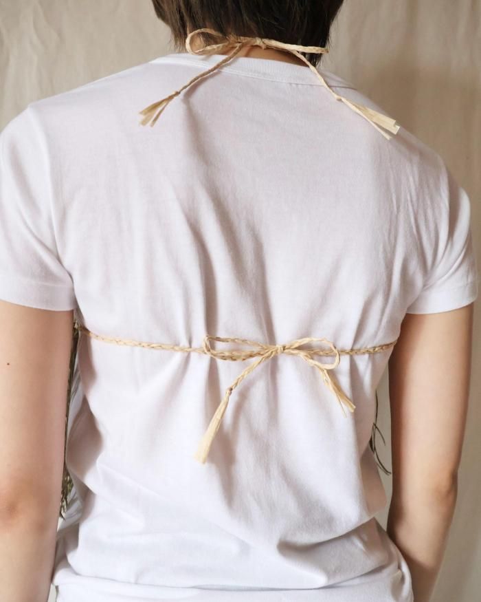 FUMIKA UCHIDA： FRINGE HALTER TOP - GRASS - ORANN ONLINE SHOP