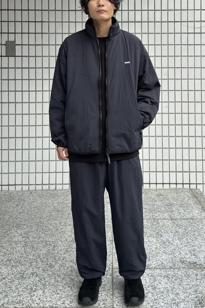 Nylon Zip Up Jacket(Black) - H-L