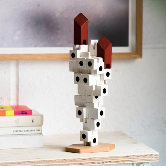 Japanese Capsule Tower / Stacking Game - NICK WHITE