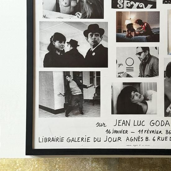 Jean Luc Godard / agnès b. Exhibition Poster - NICK WHITE