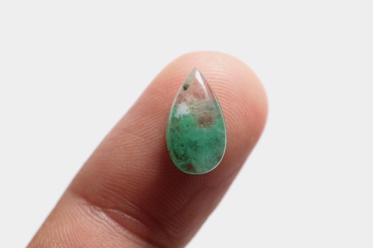 エメラルドインクォーツ,ルース,天然石,鉱物,atelier Ruchi