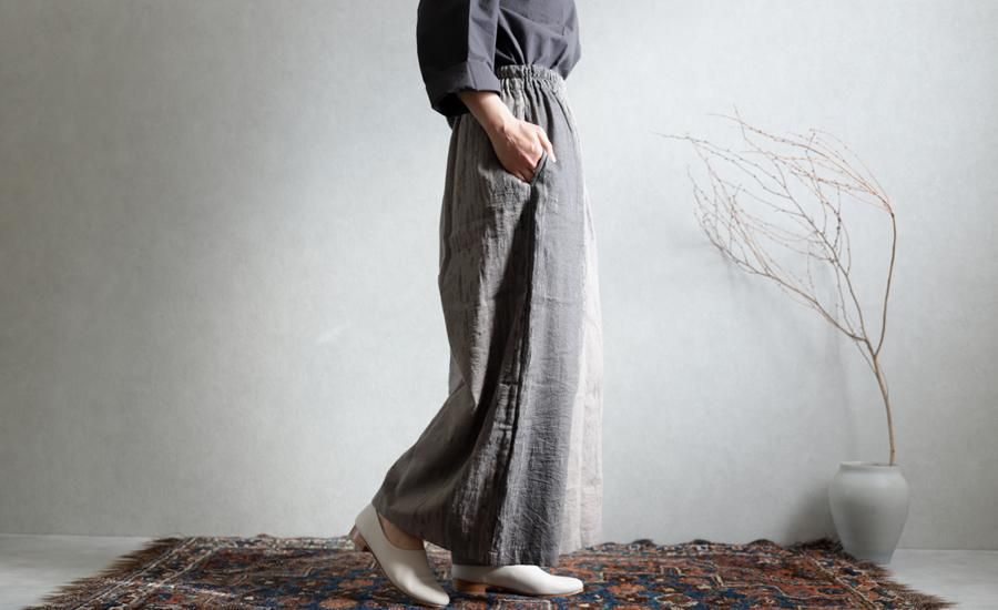 tamaki niime 玉木新雌 sen long コットン ロング パンツ