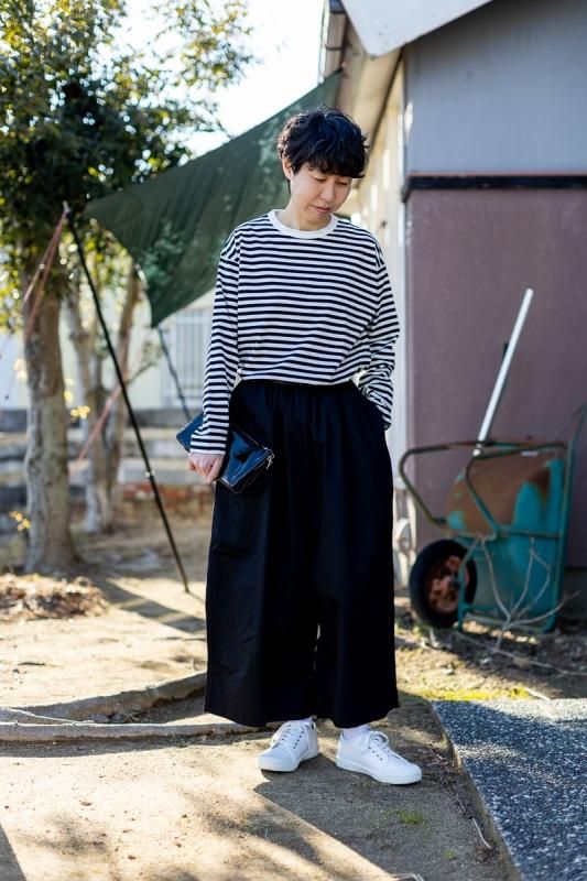 ゴーシュ のカツラギワイドキュロットパンツ - SUSCON + RUSTIC HOUSE