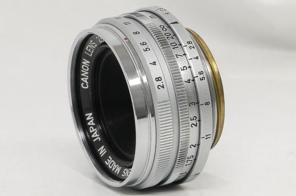 キャノン ライカLマウント 28mm F2.8 極上美品 - 日進堂カメラ