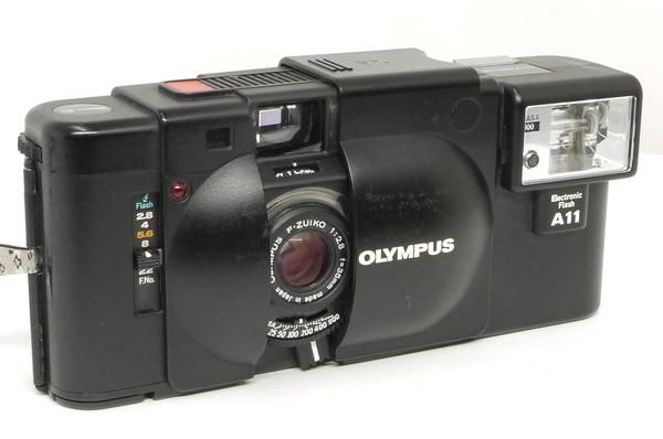 オリンパス XA モルト交換済 ストロボA11付 説明書付 - 日進堂カメラ