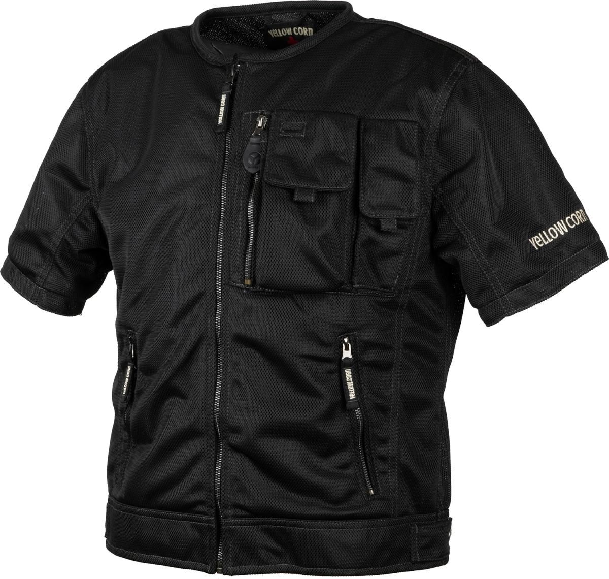 YMT-MONO Protective Mesh Tshirt 【BLACK】 - YELLOW CORN Official