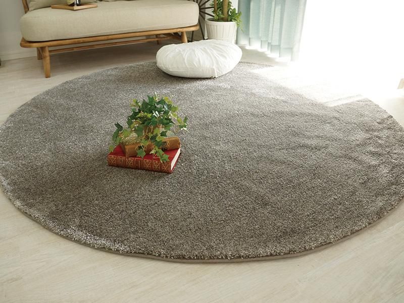 ラグジュアリーに光るさらふわ高密度シャギーラグ『ジェイド シルバー