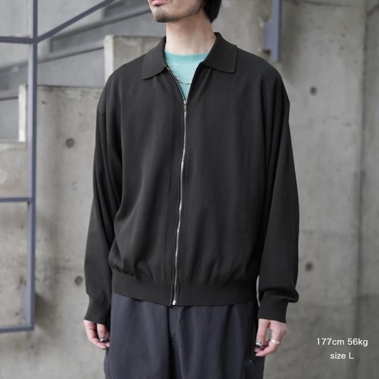 ヴァイナルアーカイブ VAINL ARCHIVE アジズ サマーニットポロ