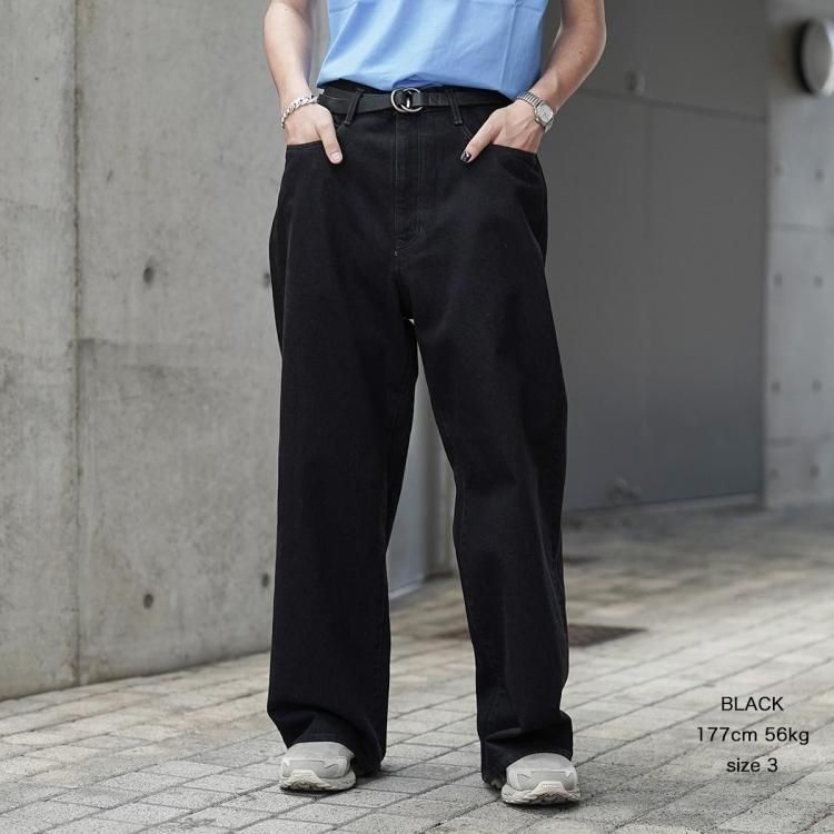 ネイキッドゲージ nakedgauge 25aw アシュリージーンズ ブラックデニム