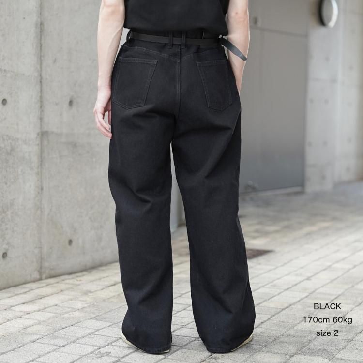 ネイキッドゲージ nakedgauge 25aw アシュリージーンズ ブラックデニム